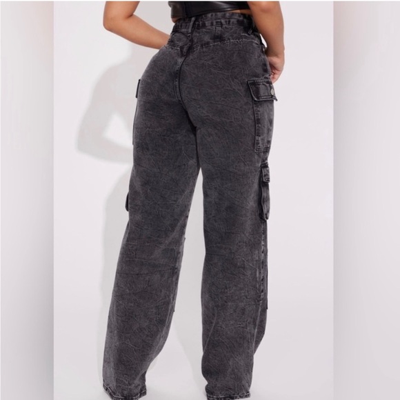 Fashion Nova black Denim jeans - Picture 2 of 6